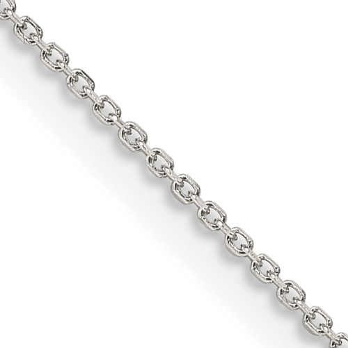 Sterling Silver 1mm 8 Sided D/C Cable Chain