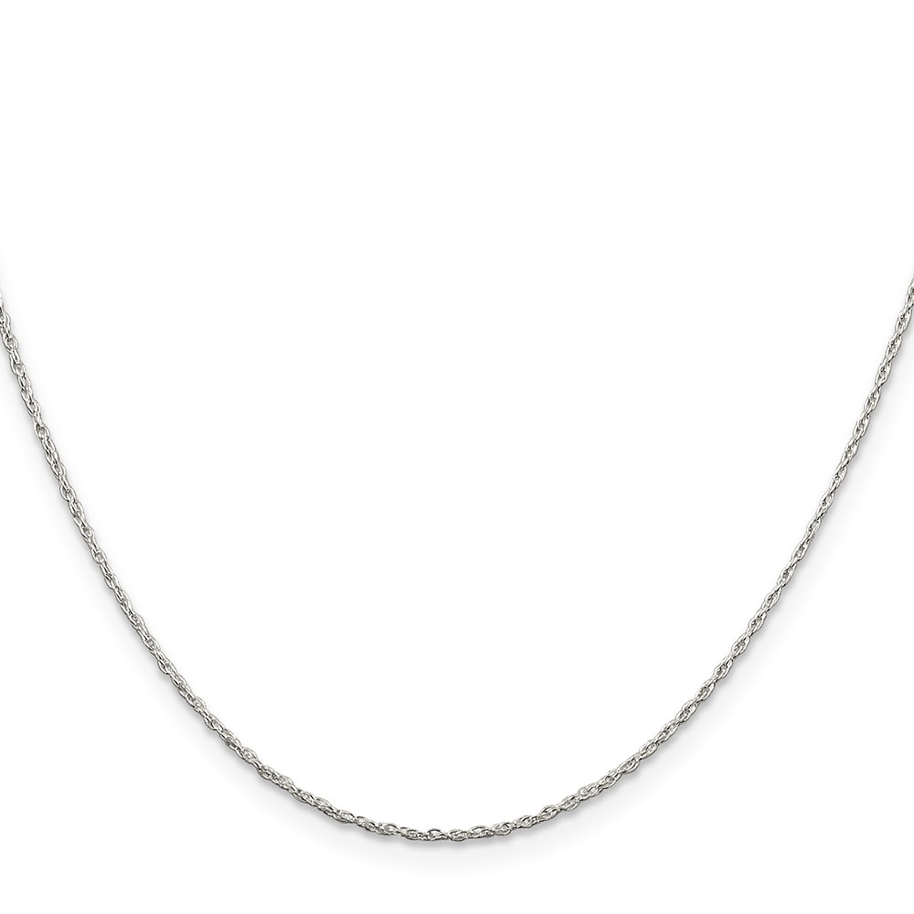 Sterling Silver 1.25mm Loose Rope Chain (QPE65-18)