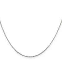 Sterling Silver 1.25mm Loose Rope Chain view 2