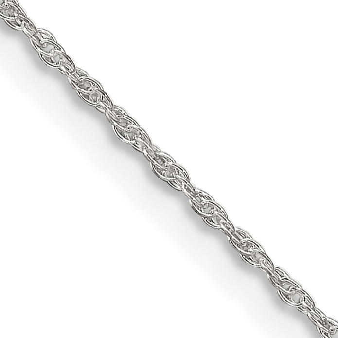 Sterling Silver 1.25mm Loose Rope Chain (QPE65-18)