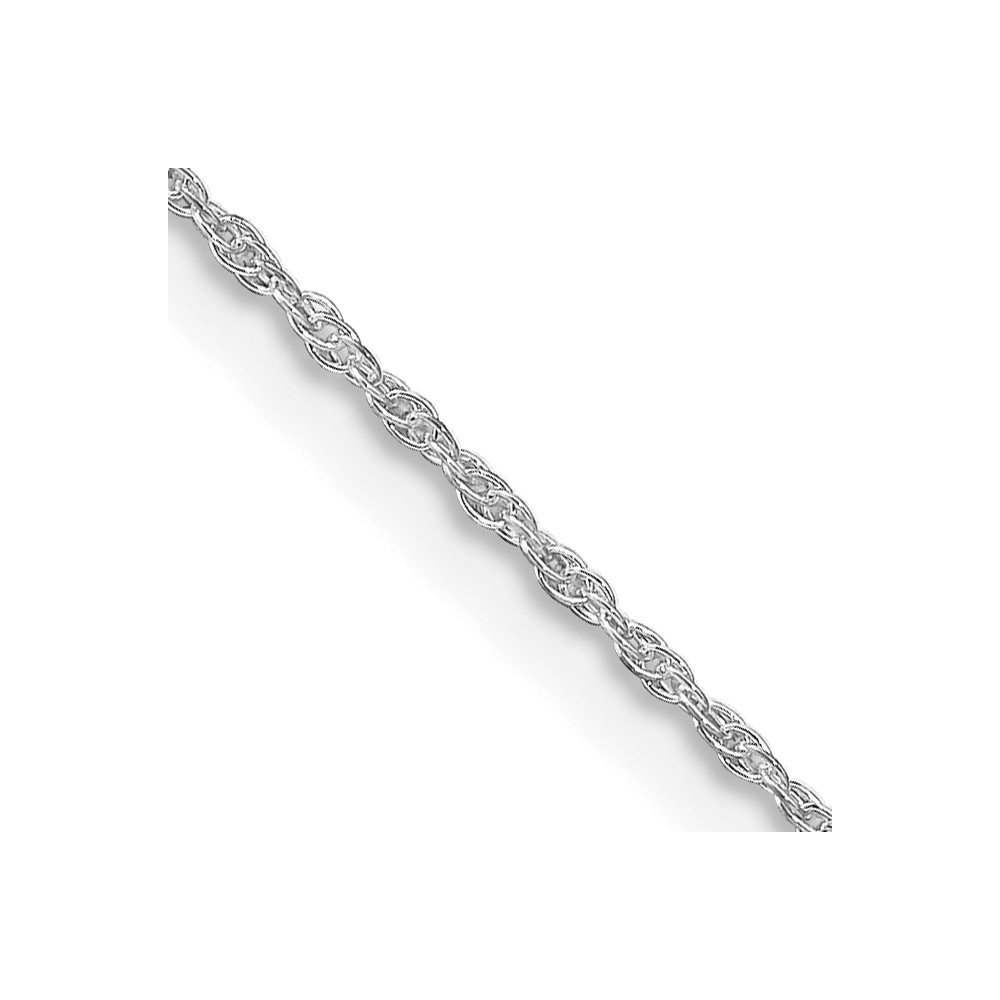 Sterling Silver Rhodium-plated 1.25mm Loose Rope Chain (QPE65R-20)
