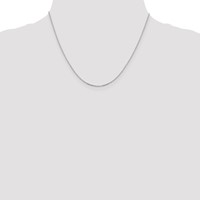Sterling Silver .95mm Diamond-cut Forzantine Cable Chain view 4