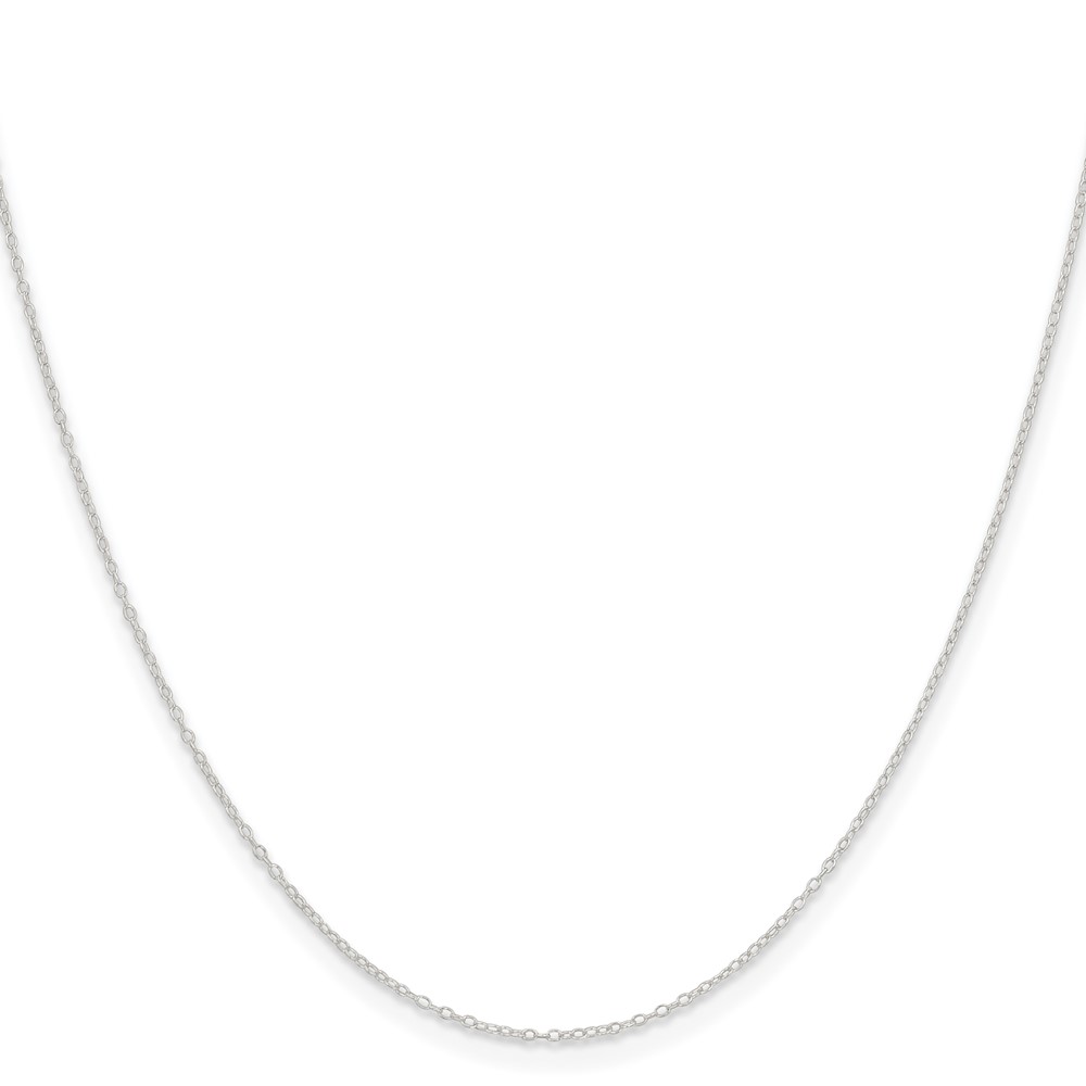 Sterling Silver .95mm Forzantine Cable Chain (QPE85-18)