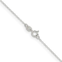 Sterling Silver .95mm Forzantine Cable Chain view 3