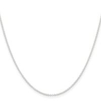 Sterling Silver 1.45mm Forzantine Cable Chain view 2