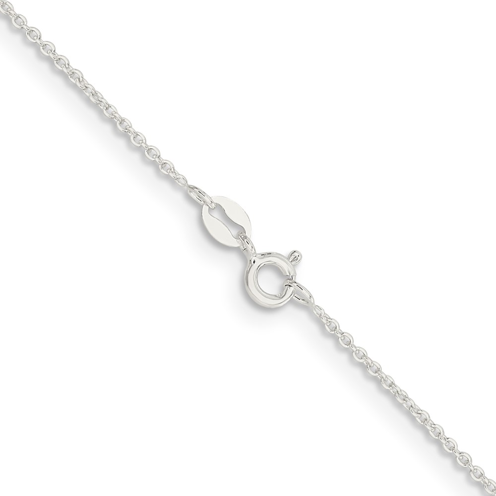 Sterling Silver 1.45mm Forzantine Cable Chain (QPE86-22)