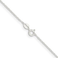 Sterling Silver 1.45mm Forzantine Cable Chain view 3