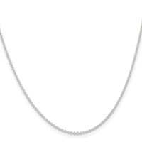 Sterling Silver 1.6mm Forzantine Cable Chain view 2