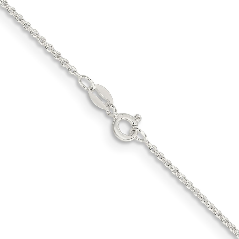 Sterling Silver 1.6mm Forzantine Cable Chain (QPE87-16)