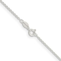 Sterling Silver 1.6mm Forzantine Cable Chain view 3