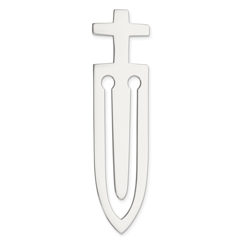 Sterling Silver Cross Book Mark (QQ100)