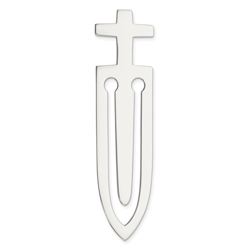 Sterling Silver Cross Book Mark