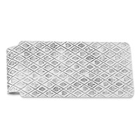 Sterling Silver Rhodium-plated Money Clip view 1