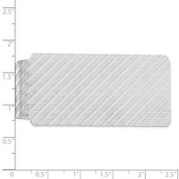Sterling Silver Rhodium-plated Money Clip view 2