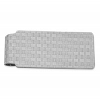 Sterling Silver Rhodium-plated Pattern Money Clip view 1