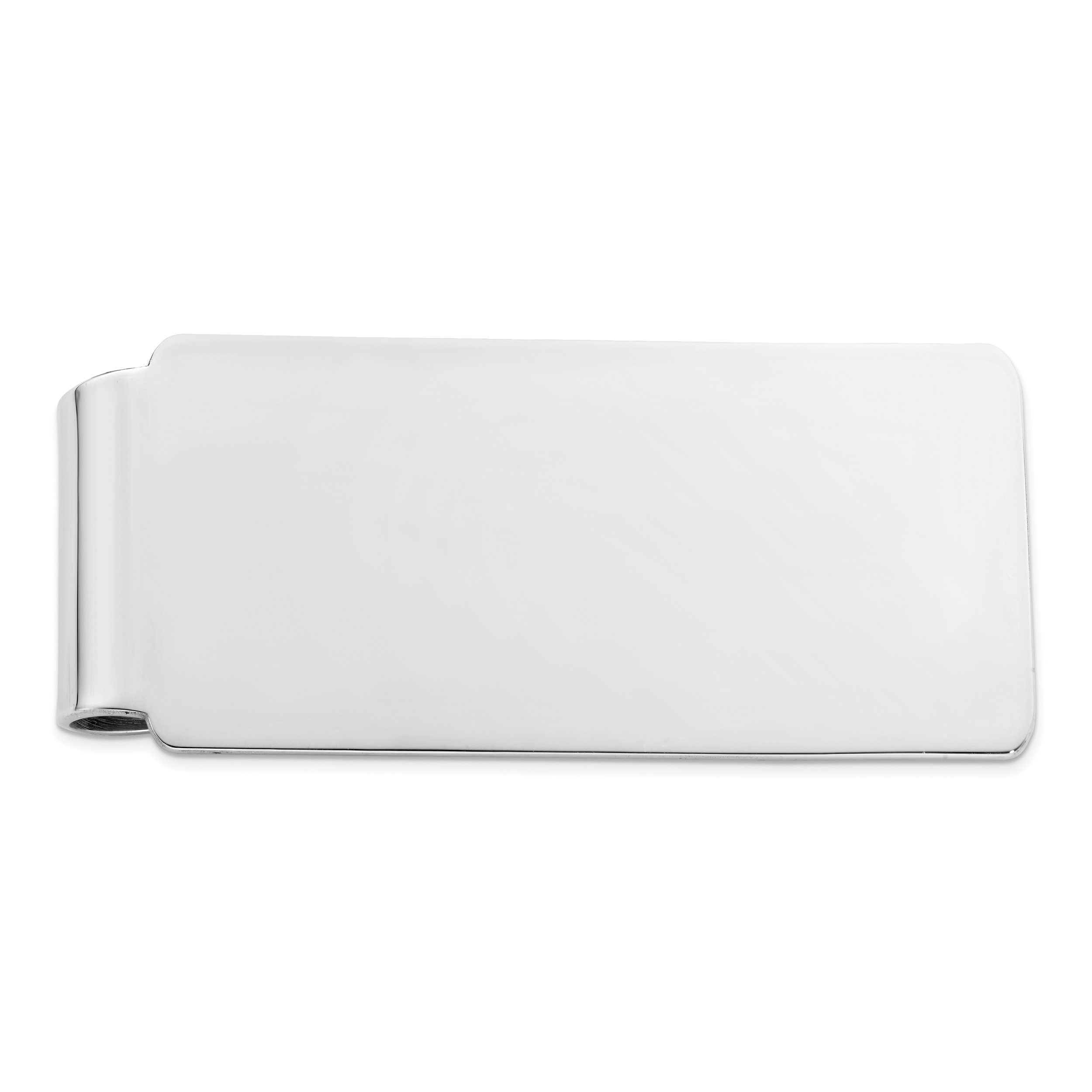 Sterling Silver Rhodium-plated Money clip (QQ137)
