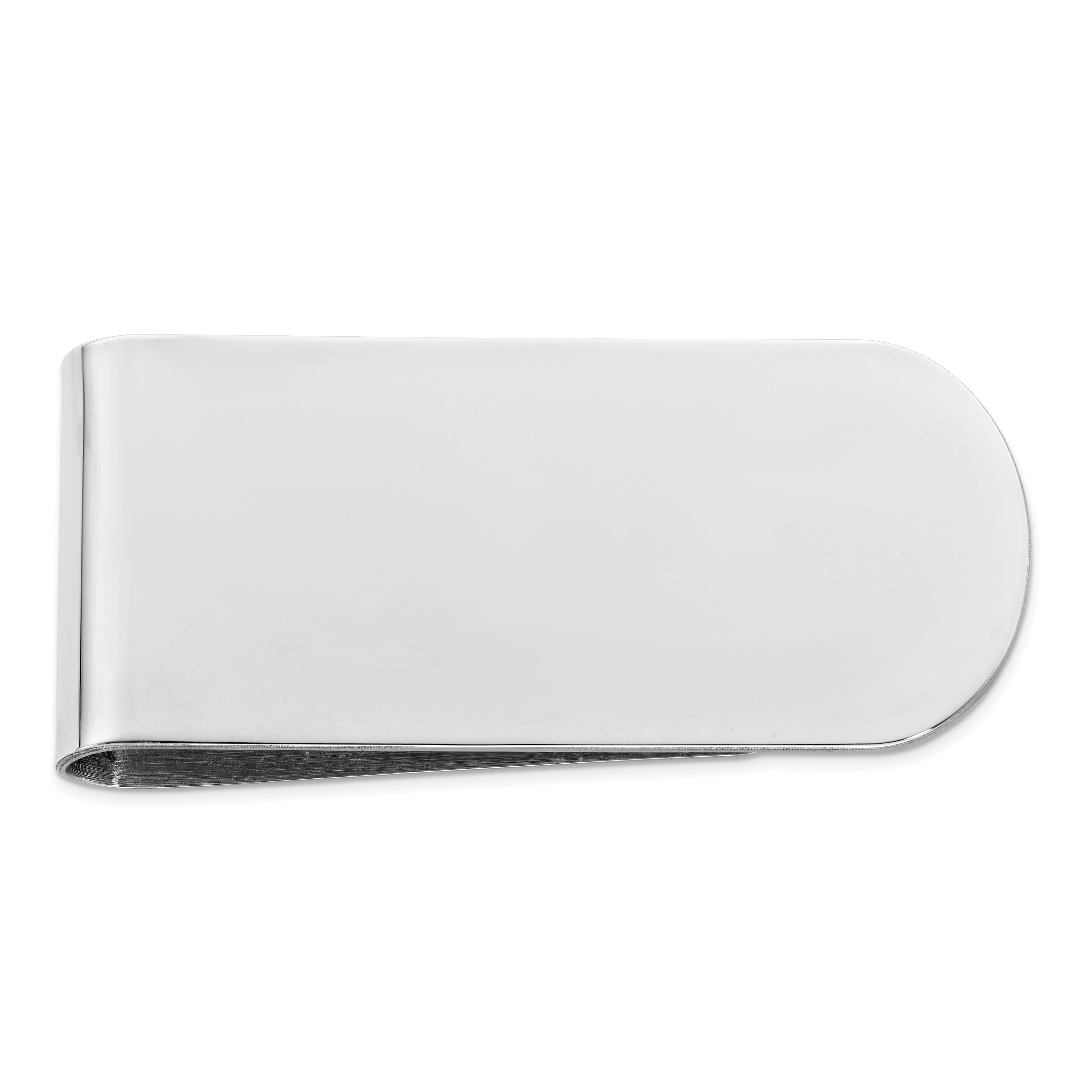 Sterling Silver Rhodium-plated Money Clip (QQ138)