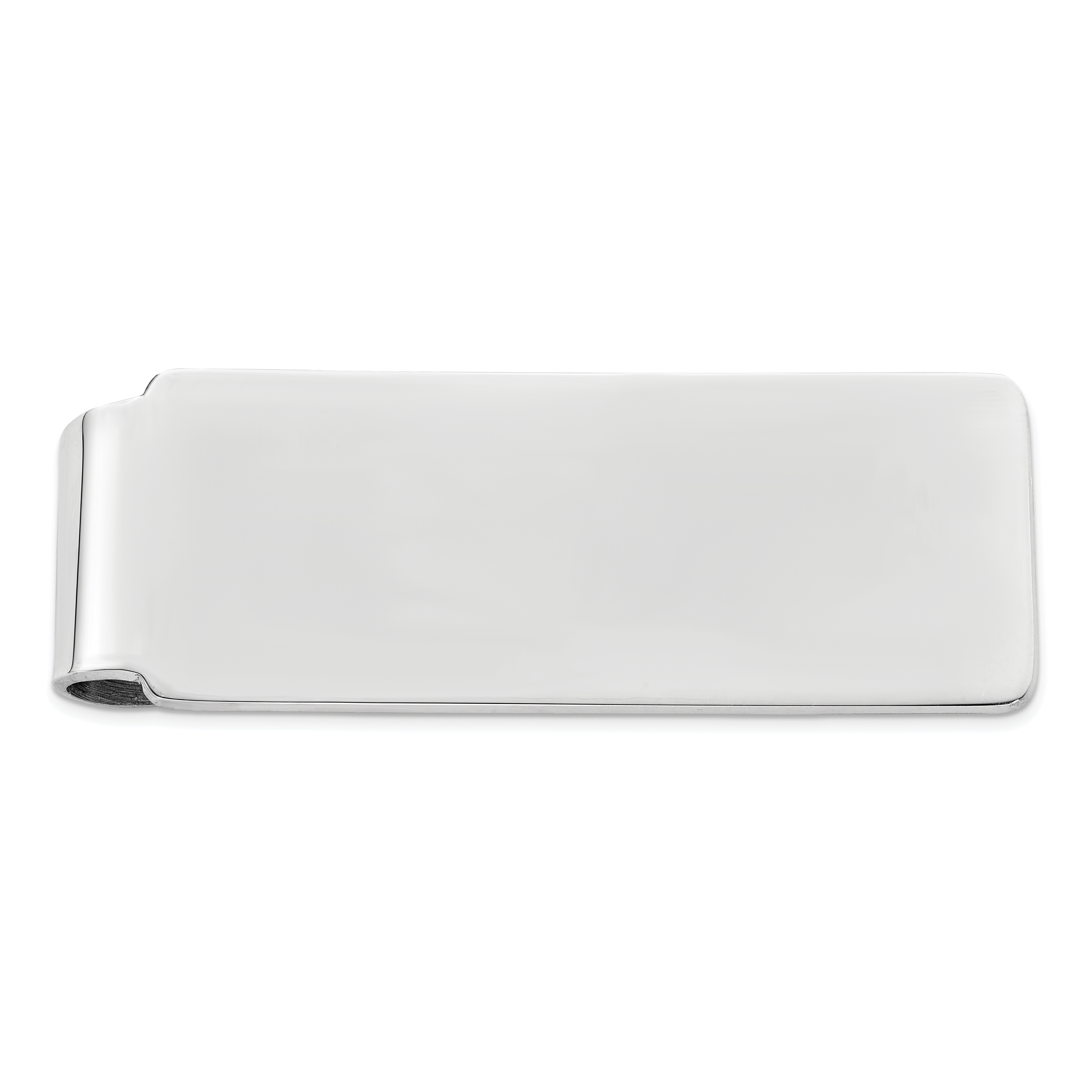 Sterling Silver Rhodium-plated Money clip (QQ140)