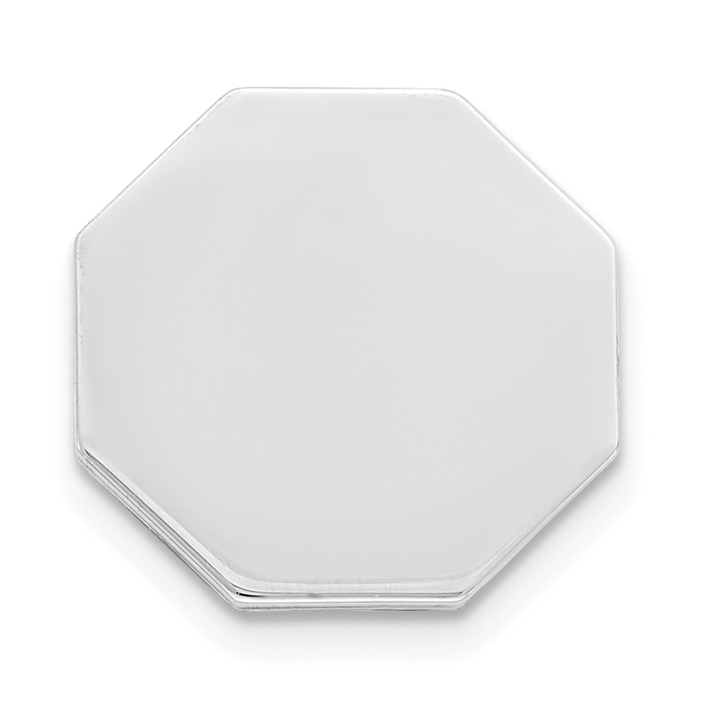 Sterling Silver Rhodium-plated Tie Tac (QQ144)