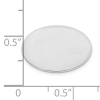 Sterling Silver Rhodium-plated Tie Tac view 3