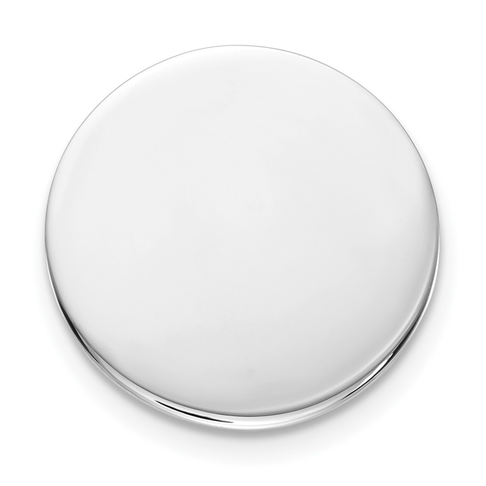 Sterling Silver Rhodium-plated Tie tac (QQ150)