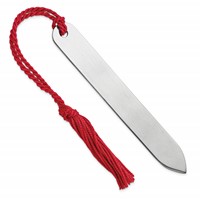 Sterling Silver Book Mark with Tassel view 2