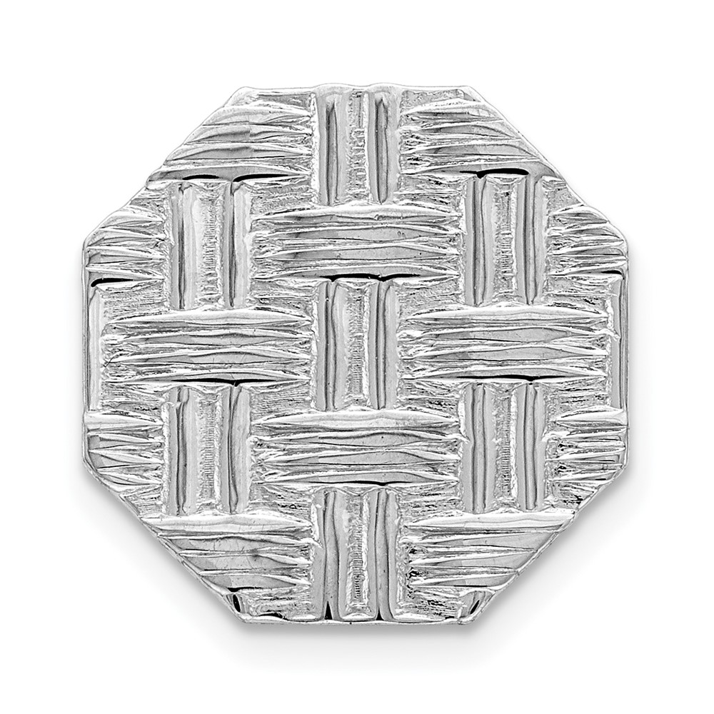 Sterling Silver Rhodium-plated Tie Tac (QQ194)