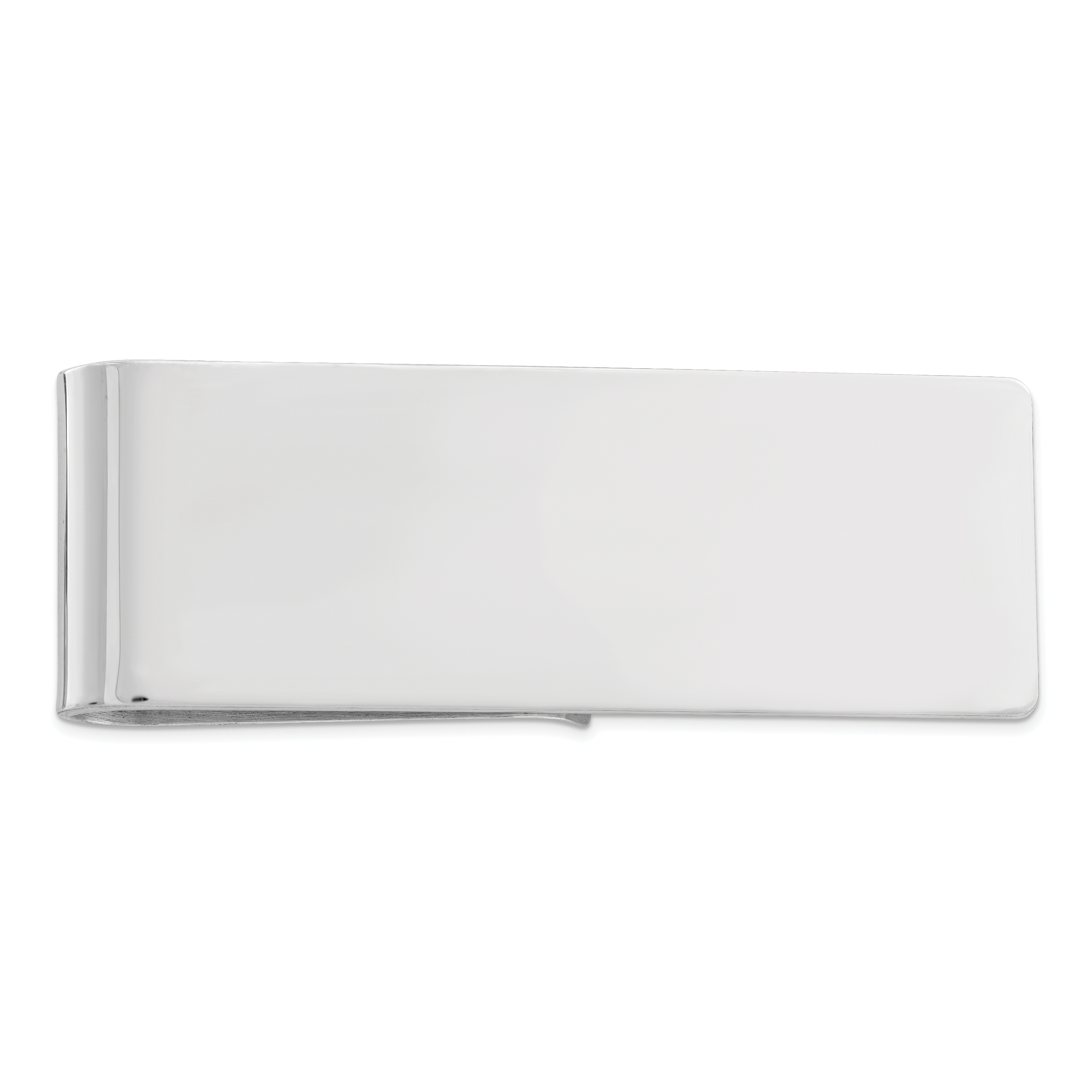 Sterling Silver Rhodium-plated Money Clip (QQ23)