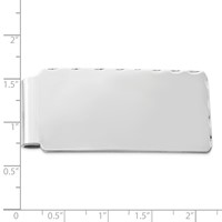 Sterling Silver Rhodium-plated Money Clip view 2
