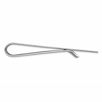 Sterling Silver Rhodium-plated Blue Enameled Money Clip view 2