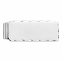 Sterling Silver Rhodium-plated Money Clip view 1
