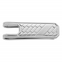 Sterling Silver Rhodium Plated Money Clip view 1