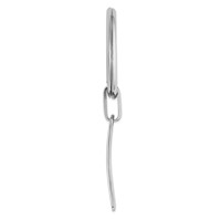 Sterling Silver Rhodium Plated Key Chain view 2