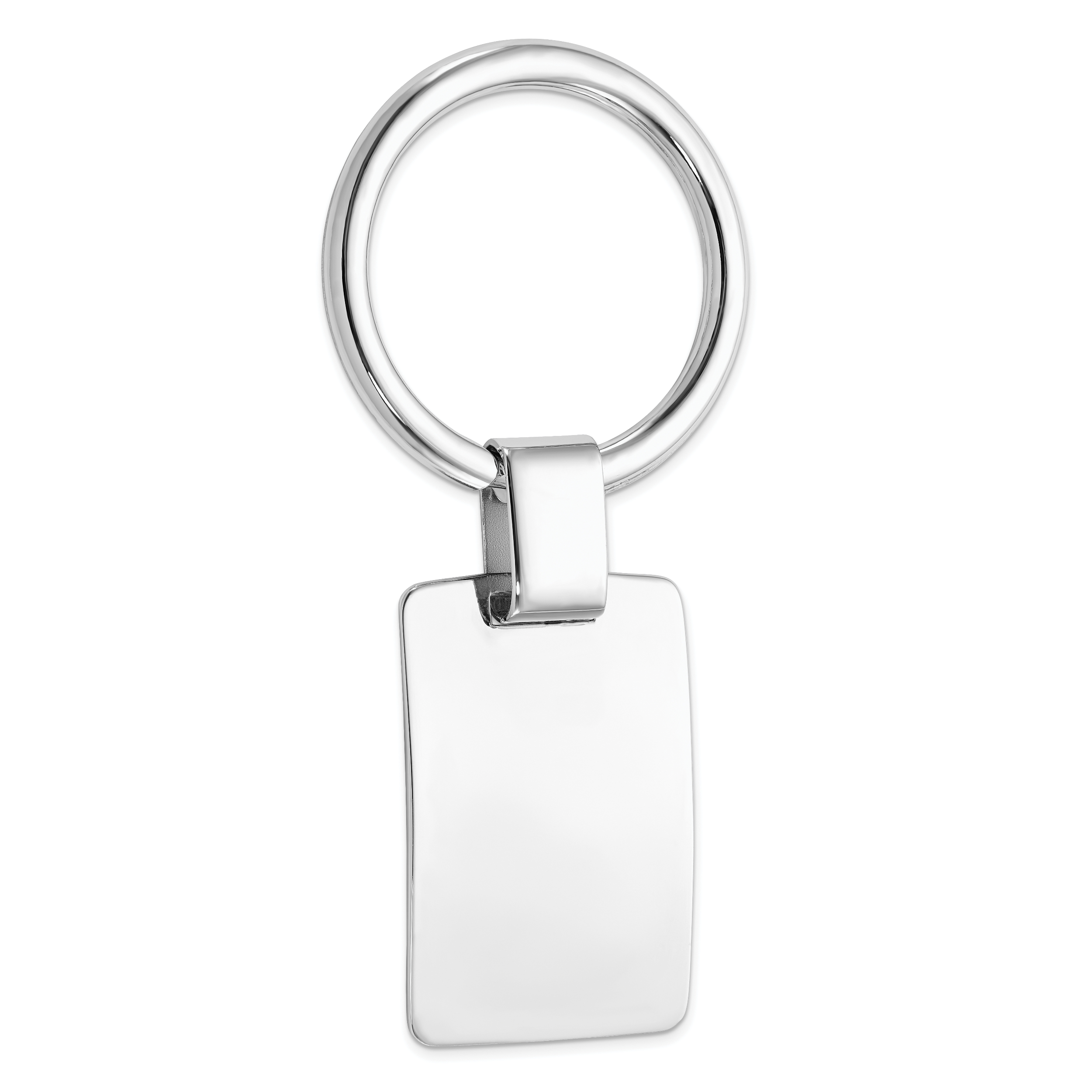 Sterling Silver Rhodium Plated Key Chain (QQ533)