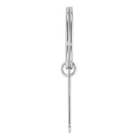 Sterling Silver Rhodium Plated Key Chain view 2