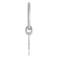 Sterling Silver Rhodium Plated Key Chain view 2