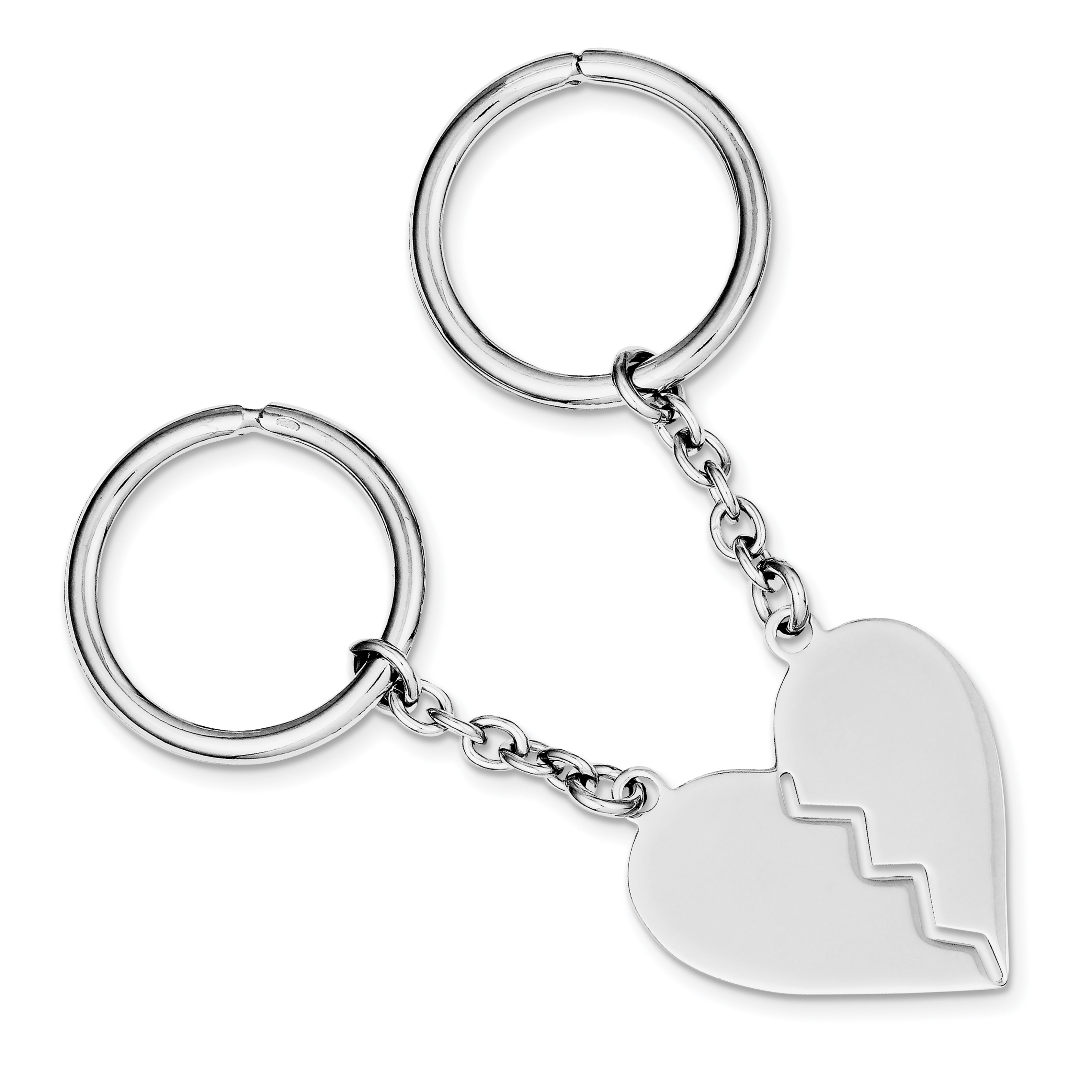 Sterling Silver Rhodium Plated Key Chain QQ537 191101192043 eBay
