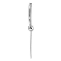Sterling Silver Rhodium-plated Key Chain view 2