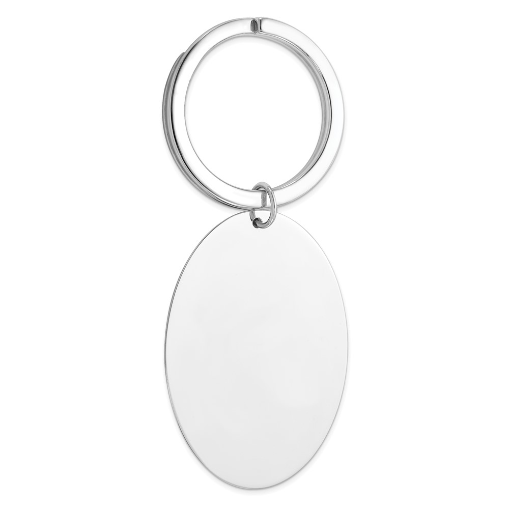 Sterling Silver Rhodium-plated Key Chain (QQ75)