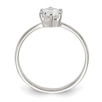 Sterling Silver CZ Ring view 2