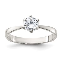 Sterling Silver CZ Ring view 1