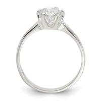 Sterling Silver CZ Ring view 2