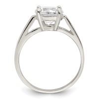 Sterling Silver CZ Ring view 2