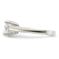 Sterling Silver CZ Ring view 4