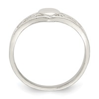 Sterling Silver Heart Ring view 2