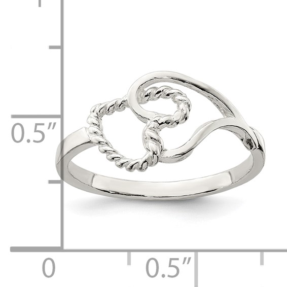 Sterling Silver Heart Ring