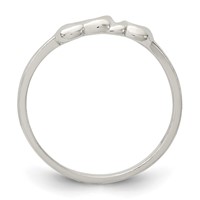 Sterling Silver Heart Ring view 2