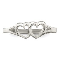 Sterling Silver Heart Ring view 5