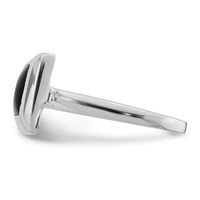 Sterling Silver Onyx Ring view 4