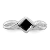 Sterling Silver Onyx Ring view 5